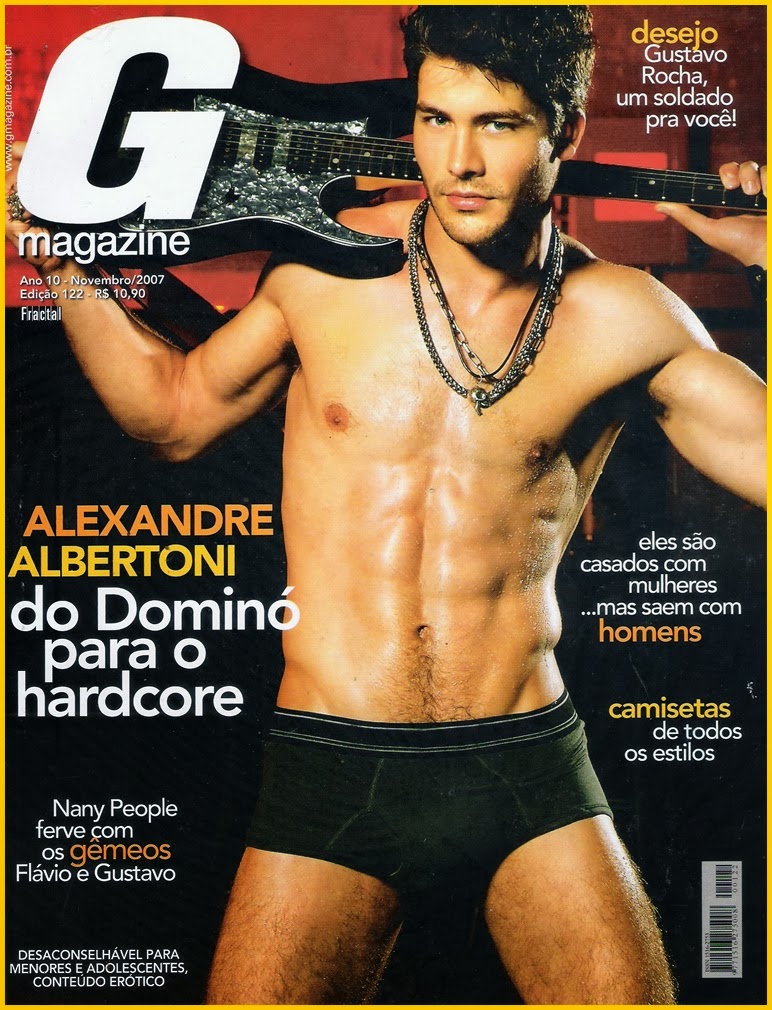 Alexandre Albertoni nu na revista G Magazine