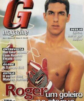 Fotos do goleiro Roger nu na revista G Magazine