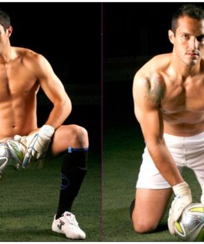 Goleiro Rafael Córdova nu na revista masculina G Magazine