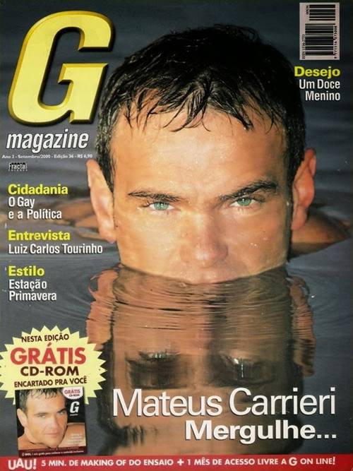 Mateus Carrieri nu na revista G Magazine